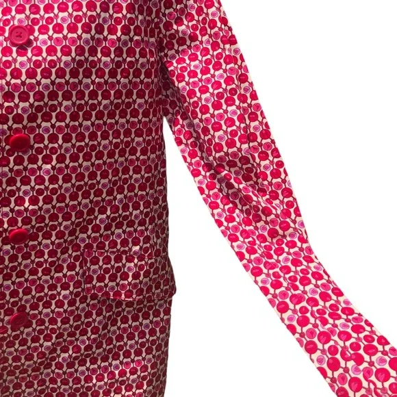 Gap Rose Print Trench Coat size Medium - Picture 10 of 11